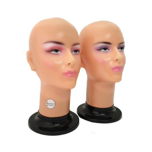 Cabeza Maniquí maquillada maniquíes de exhibición