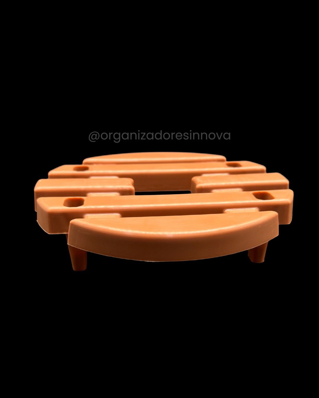 Base para matera redonda apilable jardinería soporte